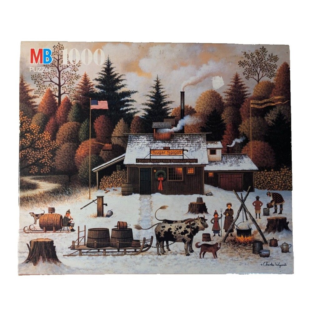 Milton Bradley Charles Wysocki The Vermont Rock Maple Treetappers, 1000 Piece